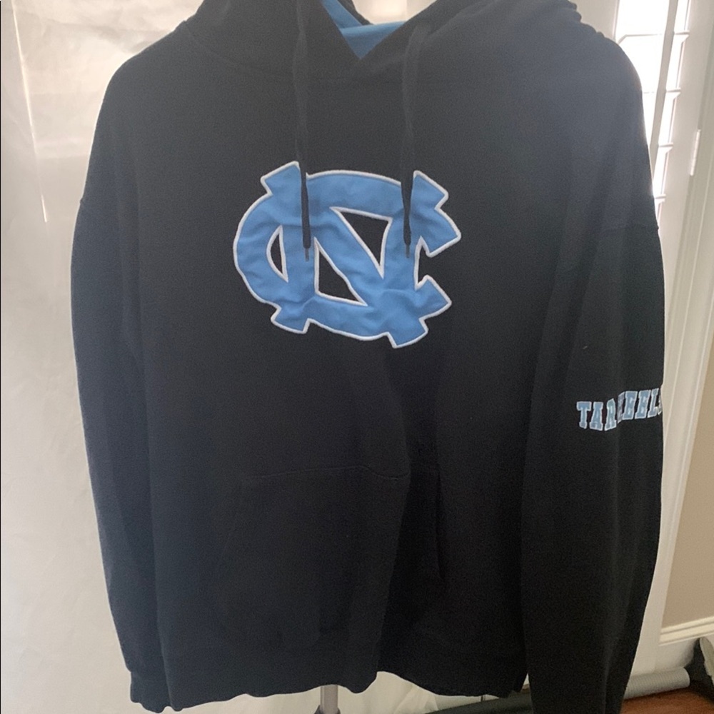 Stadium Athletics Black and Blue Hoodie